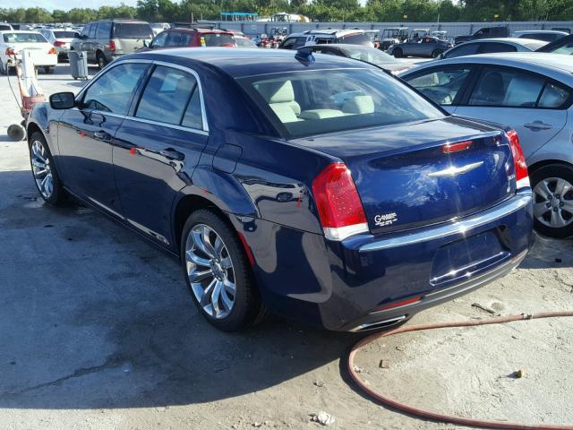 2C3CCAAG8HH580163 - 2017 CHRYSLER 300 LIMITE BLUE photo 3