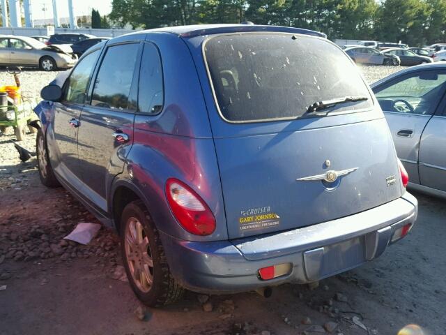 3A4FY58B37T612528 - 2007 CHRYSLER PT CRUISER BLUE photo 3