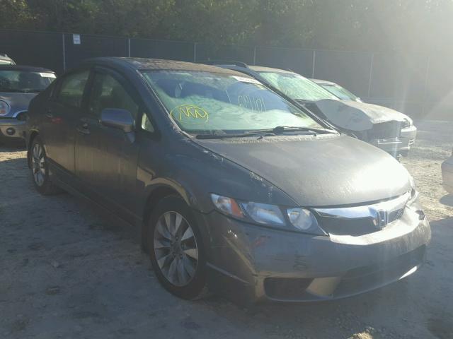 2HGFA16879H534567 - 2009 HONDA CIVIC EX GRAY photo 1