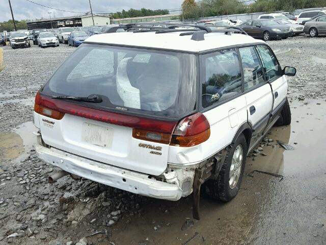 4S3BG6850W7615011 - 1998 SUBARU LEGACY 30T WHITE photo 4