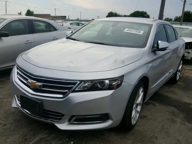 1G1125S33JU125029 - 2018 CHEVROLET IMPALA PRE ვერცხლისფერი ფოტო 2