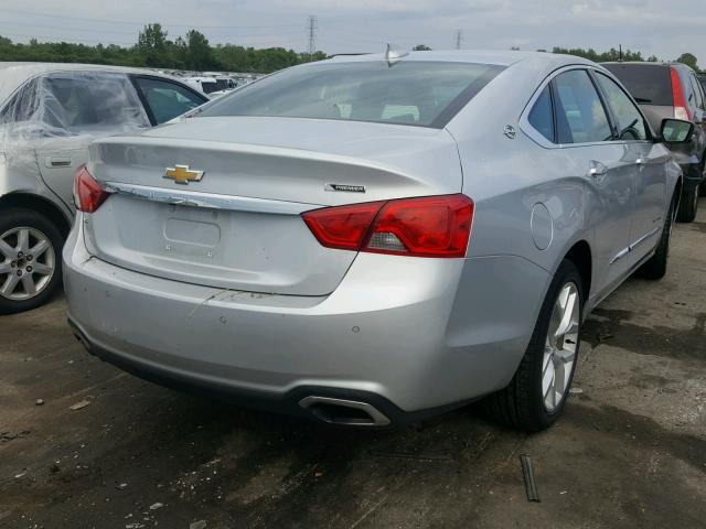 1G1125S33JU125029 - 2018 CHEVROLET IMPALA PRE ვერცხლისფერი ფოტო 4