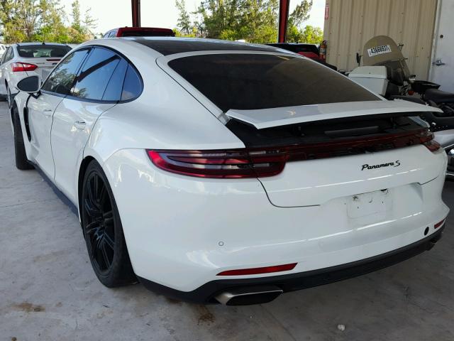 WP0AA2A71HL101082 - 2017 PORSCHE PANAMERA 2 WHITE photo 3