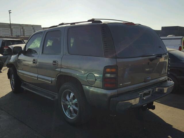 1GNEK13Z12J274019 - 2002 CHEVROLET TAHOE GRAY photo 3