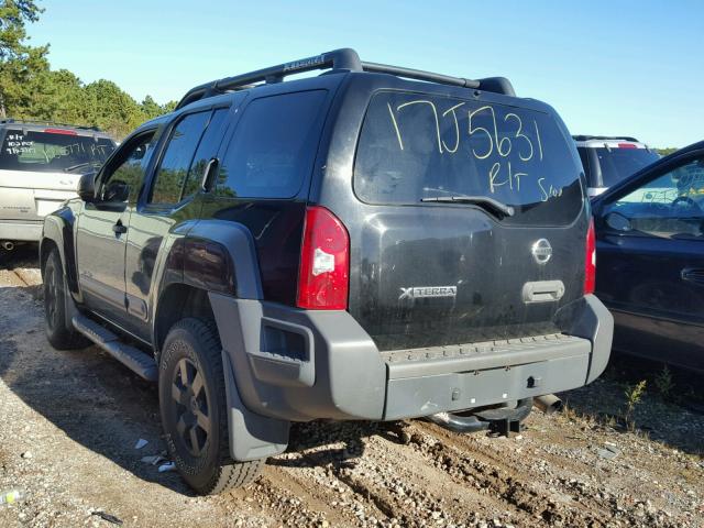 5N1AN08W86C505737 - 2006 NISSAN XTERRA OFF BLACK photo 3