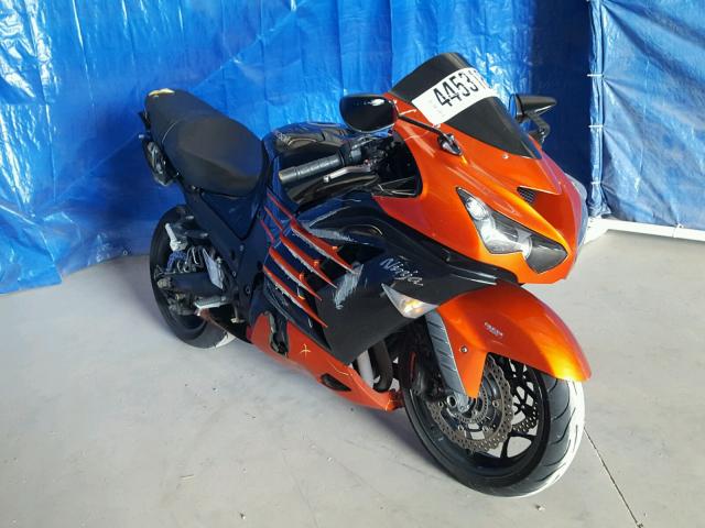 JKBZXNF10EA007389 - 2014 KAWASAKI ZX1400 F ORANGE photo 1