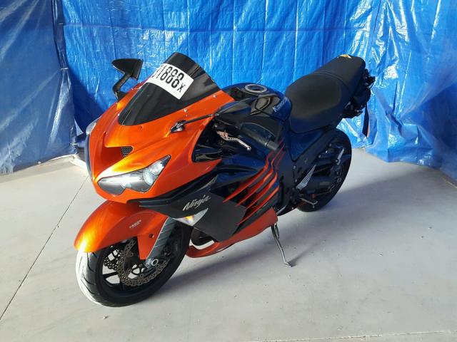 JKBZXNF10EA007389 - 2014 KAWASAKI ZX1400 F ORANGE photo 2