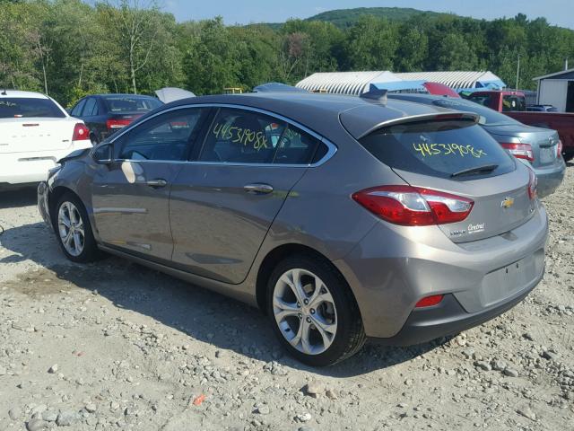 3G1BF6SM8HS583649 - 2017 CHEVROLET CRUZE PREM GRAY photo 3