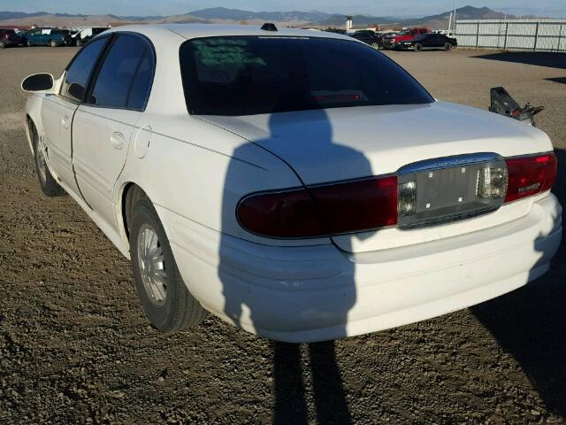 1G4HP52K744169629 - 2004 BUICK LESABRE CU WHITE photo 3