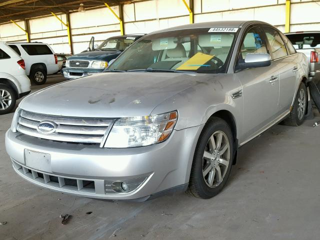 1FAHP24W08G126764 - 2008 FORD TAURUS SEL SILVER photo 2