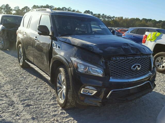 JN8AZ2NF9G9610511 - 2016 INFINITI QX80 BLACK photo 1