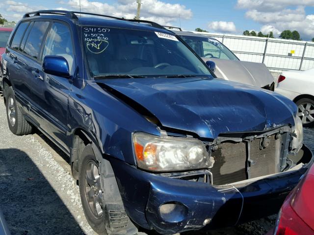 JTEDP21A270135079 - 2007 TOYOTA HIGHLANDER BLUE photo 1