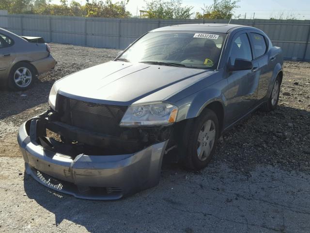 1B3LC46J68N144549 - 2008 DODGE AVENGER SE GRAY photo 2