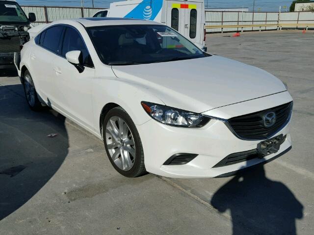 JM1GJ1T58F1189864 - 2015 MAZDA 6 TOURING WHITE photo 1