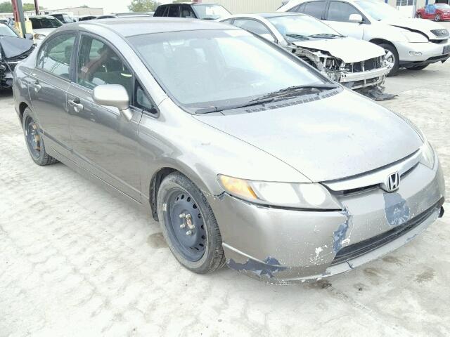 1HGFA16597L002887 - 2007 HONDA CIVIC LX GRAY photo 1