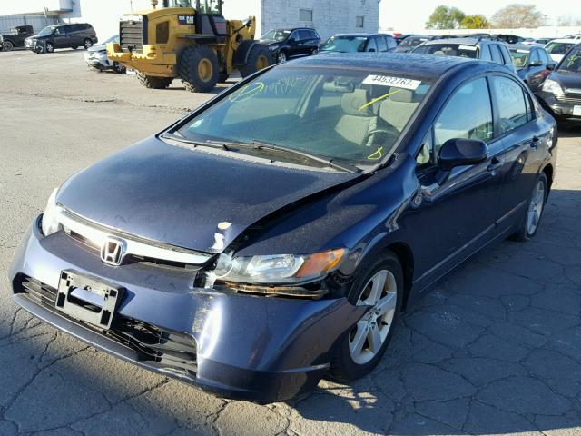 1HGFA168X7L091508 - 2007 HONDA CIVIC BLUE photo 2