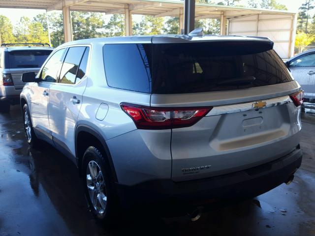 1GNERFKW3JJ106686 - 2018 CHEVROLET TRAVERSE L SILVER photo 3