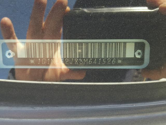 1G1NE52J83M641526 - 2003 CHEVROLET MALIBU LS 白色 照片 10