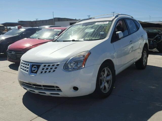 JN8AS58V78W133976 - 2008 NISSAN ROGUE S WHITE photo 2