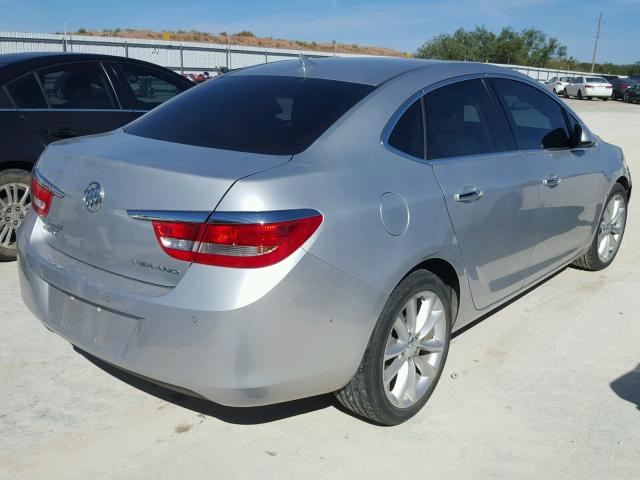 1G4PR5SK8C4140628 - 2012 BUICK VERANO CON SILVER photo 4