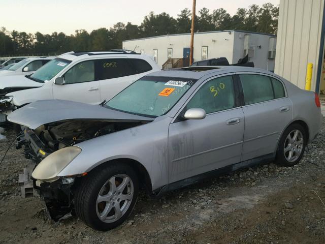 JNKCV51E33M302822 - 2003 INFINITI G35 SILVER photo 2