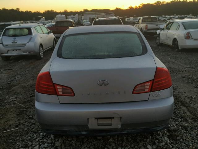 JNKCV51E33M302822 - 2003 INFINITI G35 SILVER photo 9