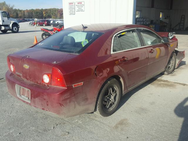 1G1ZD5E12BF244462 - 2011 CHEVROLET MALIBU 2LT BURGUNDY photo 4