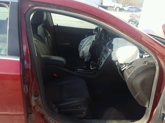 1G1ZD5E12BF244462 - 2011 CHEVROLET MALIBU 2LT BURGUNDY photo 5