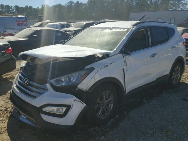 5XYZU3LBXDG078537 - 2013 HYUNDAI SANTA FE S WHITE photo 2