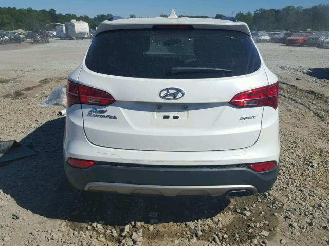 5XYZU3LBXDG078537 - 2013 HYUNDAI SANTA FE S WHITE photo 9