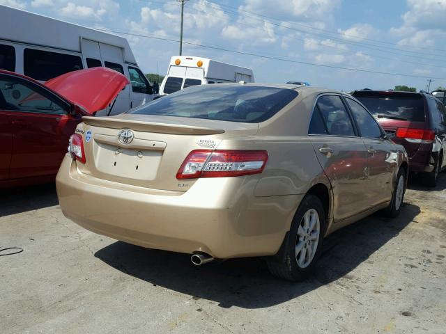 4T1BF3EK5BU228408 - 2011 TOYOTA CAMRY BASE TAN photo 4