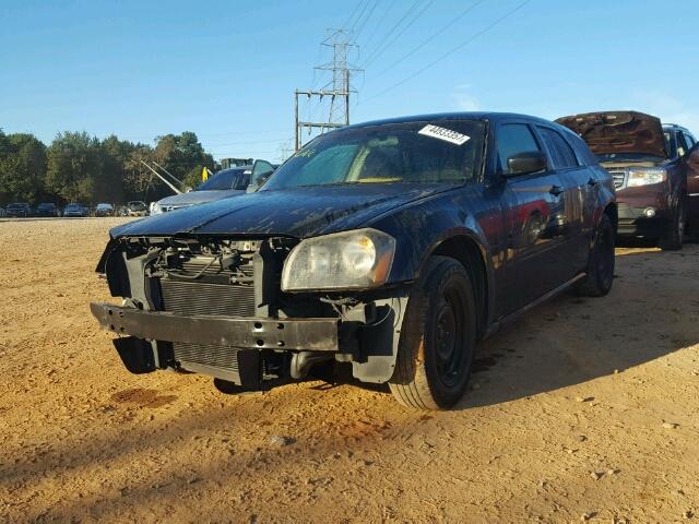 2D4FV48T95H646774 - 2005 DODGE MAGNUM SE BLACK photo 2