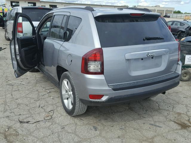 1C4NJCBA9GD665198 - 2016 JEEP COMPASS SP SILVER photo 3