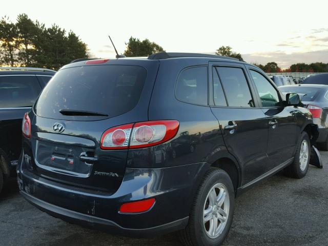 5XYZGDAB6BG079021 - 2011 HYUNDAI SANTA FE BLACK photo 4