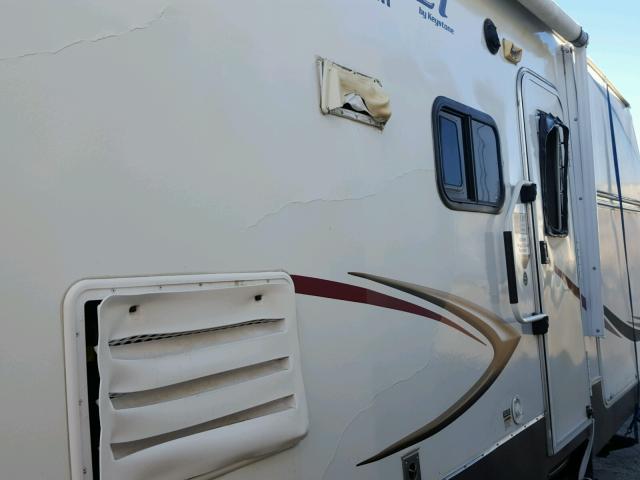 4YDT32B27C7200381 - 2012 KEYSTONE HORNET WHITE photo 9