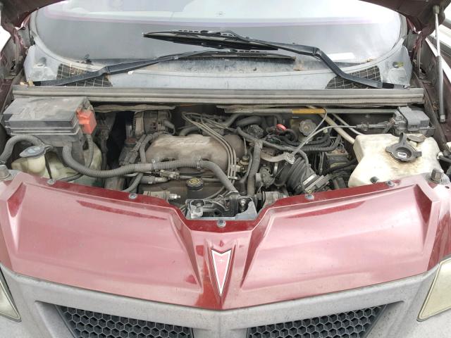 3G7DA03E81S545684 - 2001 PONTIAC AZTEK RED photo 7