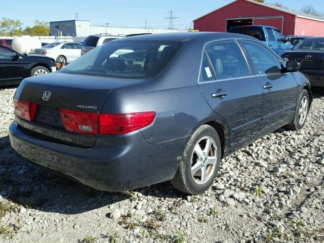 1HGCM56625A805270 - 2005 HONDA ACCORD EX GRAY photo 4