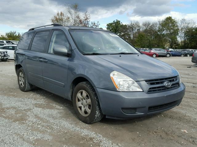 KNDMB233596286600 - 2009 KIA SEDONA EX BLUE photo 1