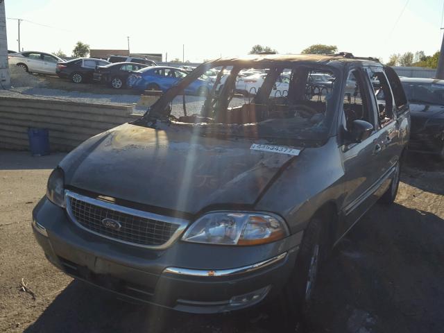 2FMZA52401BA56243 - 2001 FORD WINDSTAR S GOLD photo 2