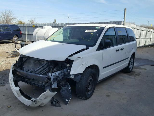 1D8HN44H88B114938 - 2008 DODGE GRAND CARA WHITE photo 2