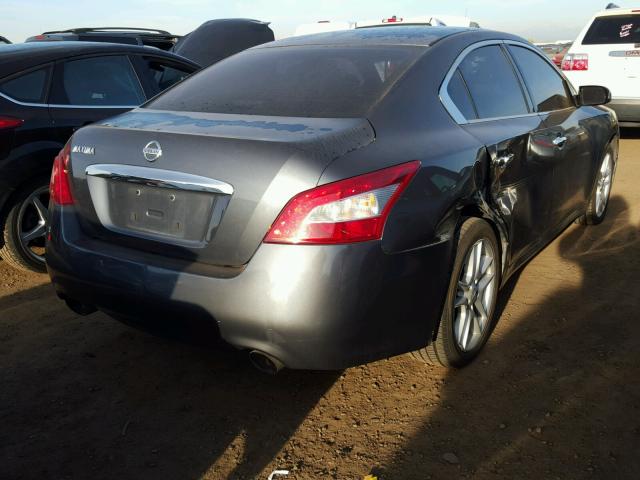 1N4AA51E69C840584 - 2009 NISSAN MAXIMA S GRAY photo 4