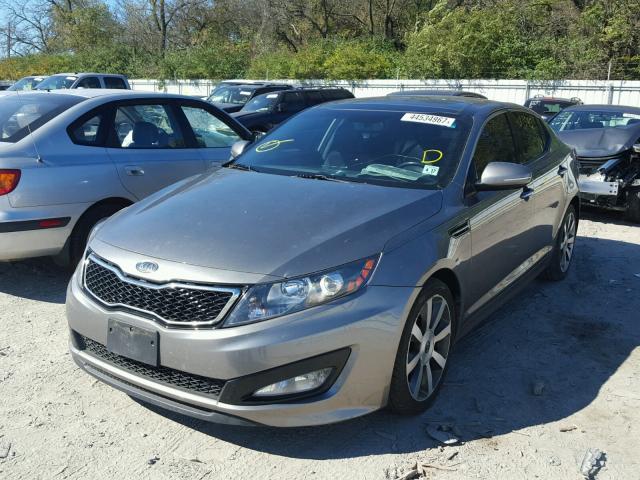 5XXGR4A67CG066692 - 2012 KIA OPTIMA SX SILVER photo 2