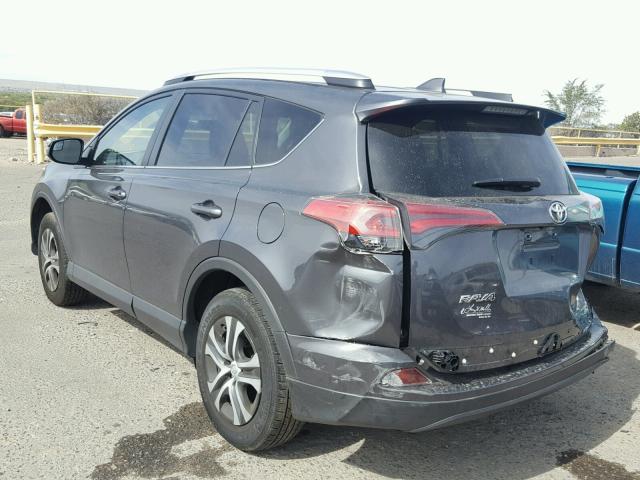 2T3BFREV5GW453438 - 2016 TOYOTA RAV4 LE GRAY photo 3