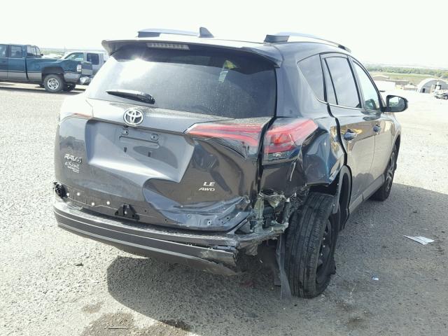 2T3BFREV5GW453438 - 2016 TOYOTA RAV4 LE GRAY photo 4