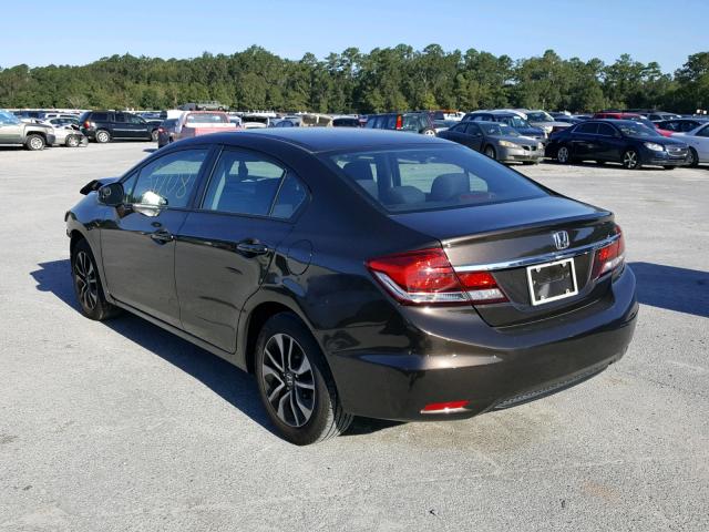 2HGFB2F86DH507064 - 2013 HONDA CIVIC EX BLACK photo 3