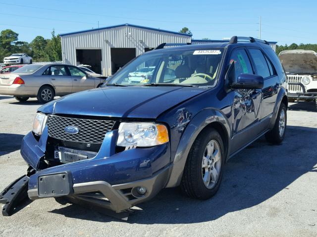 1FMDK051X7GA21402 - 2007 FORD FREESTYLE BLUE photo 2