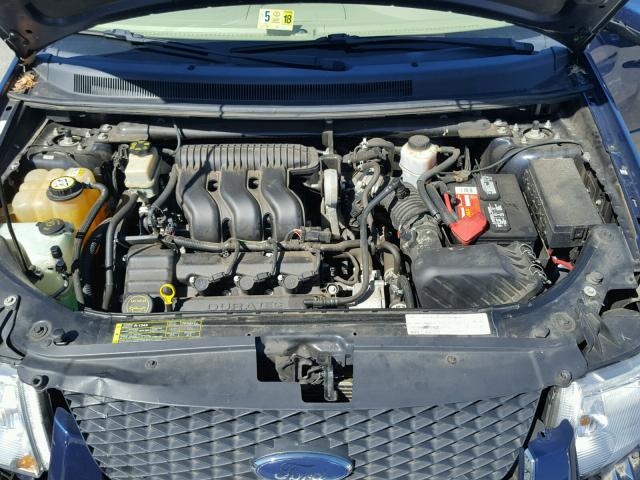 1FMDK051X7GA21402 - 2007 FORD FREESTYLE BLUE photo 7