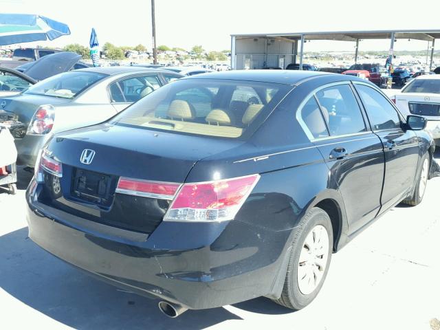 1HGCP2F35CA111150 - 2012 HONDA ACCORD BLACK photo 4