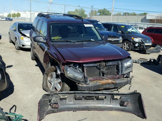 1GNET16M366102404 - 2006 CHEVROLET TRAILBLAZE BURGUNDY photo 1