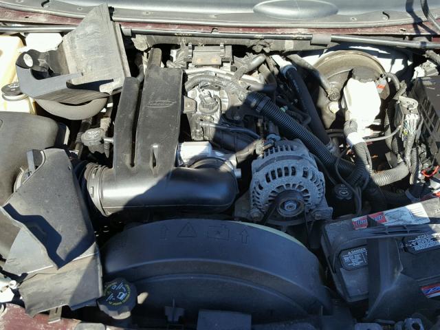 1GNET16M366102404 - 2006 CHEVROLET TRAILBLAZE BURGUNDY photo 7